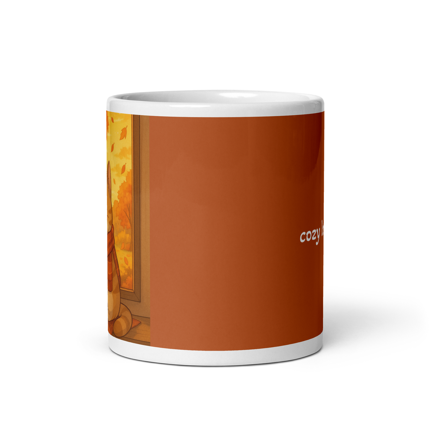 Pumpkin Spice Campfire Cat Mug