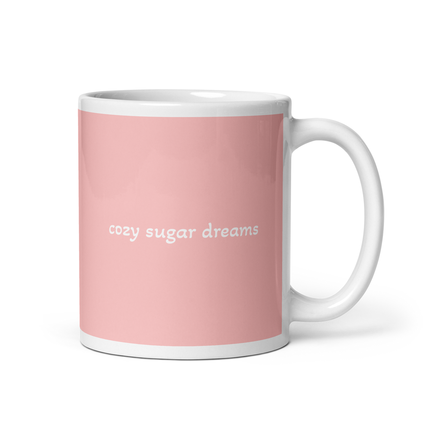 Cute Chibi Girl and Bunny in the Rain – Cozy Autumn Anime Mug – Kawaii Pastel Coffee Cup